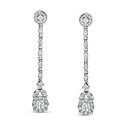 14K White Gold Earrings