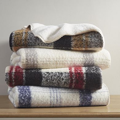 Woolrich Bloomington Faux Mohair to Sherpa Throw