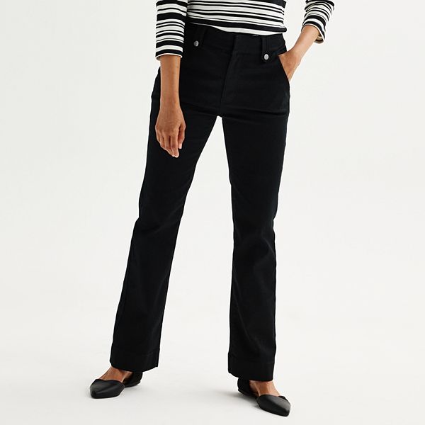 Women's Croft & Barrow® Bootcut Jeans - Mineral Black (6)