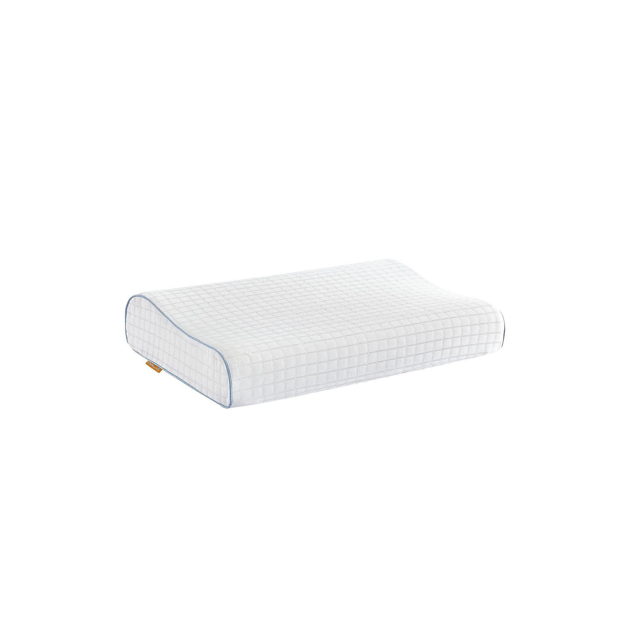 Simmons Memory Foam Contour Pillow, White