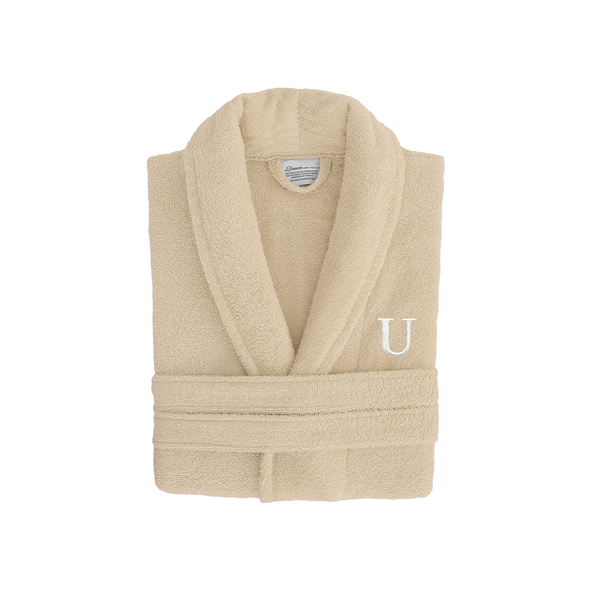 Linum Home Textiles Turkish Cotton Personalized Unisex Terry Bathrobe, Wome