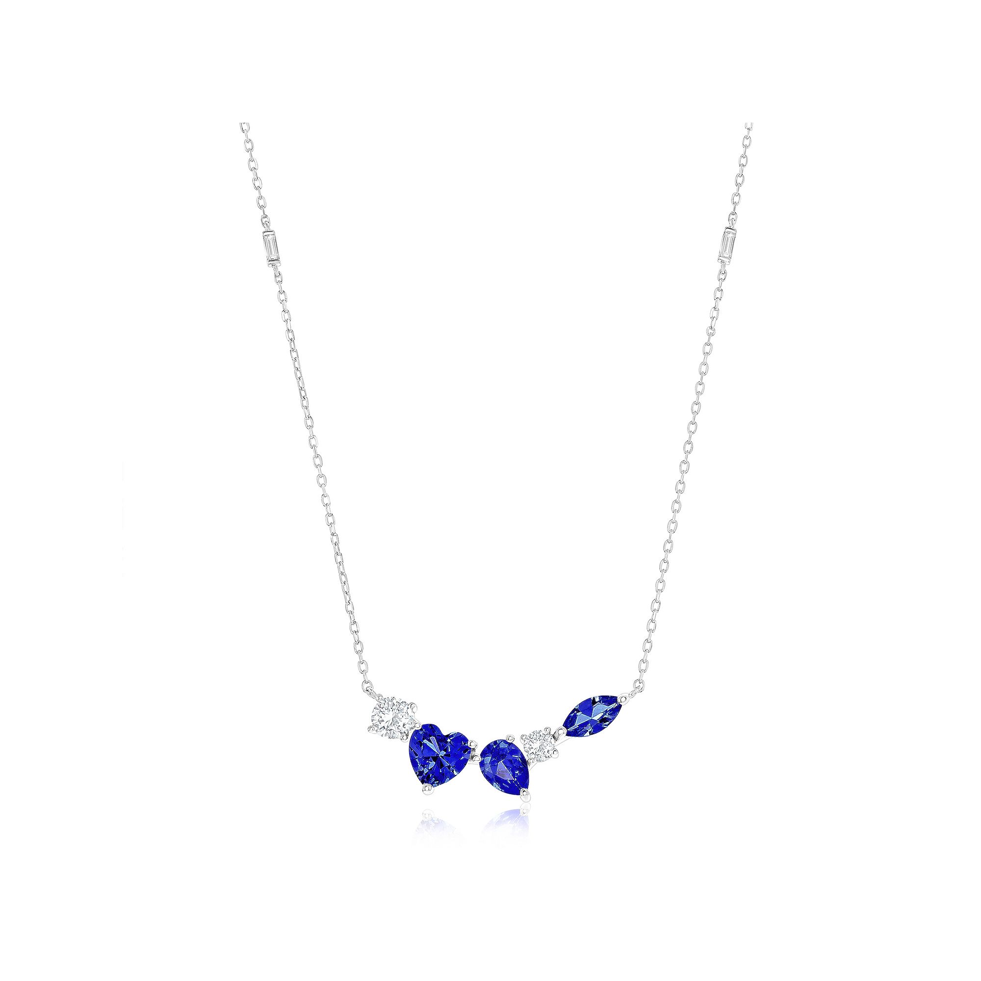 Argento Bella Sterling Silver Clear & Colorful Cubic Zirconia Multi-Shape B