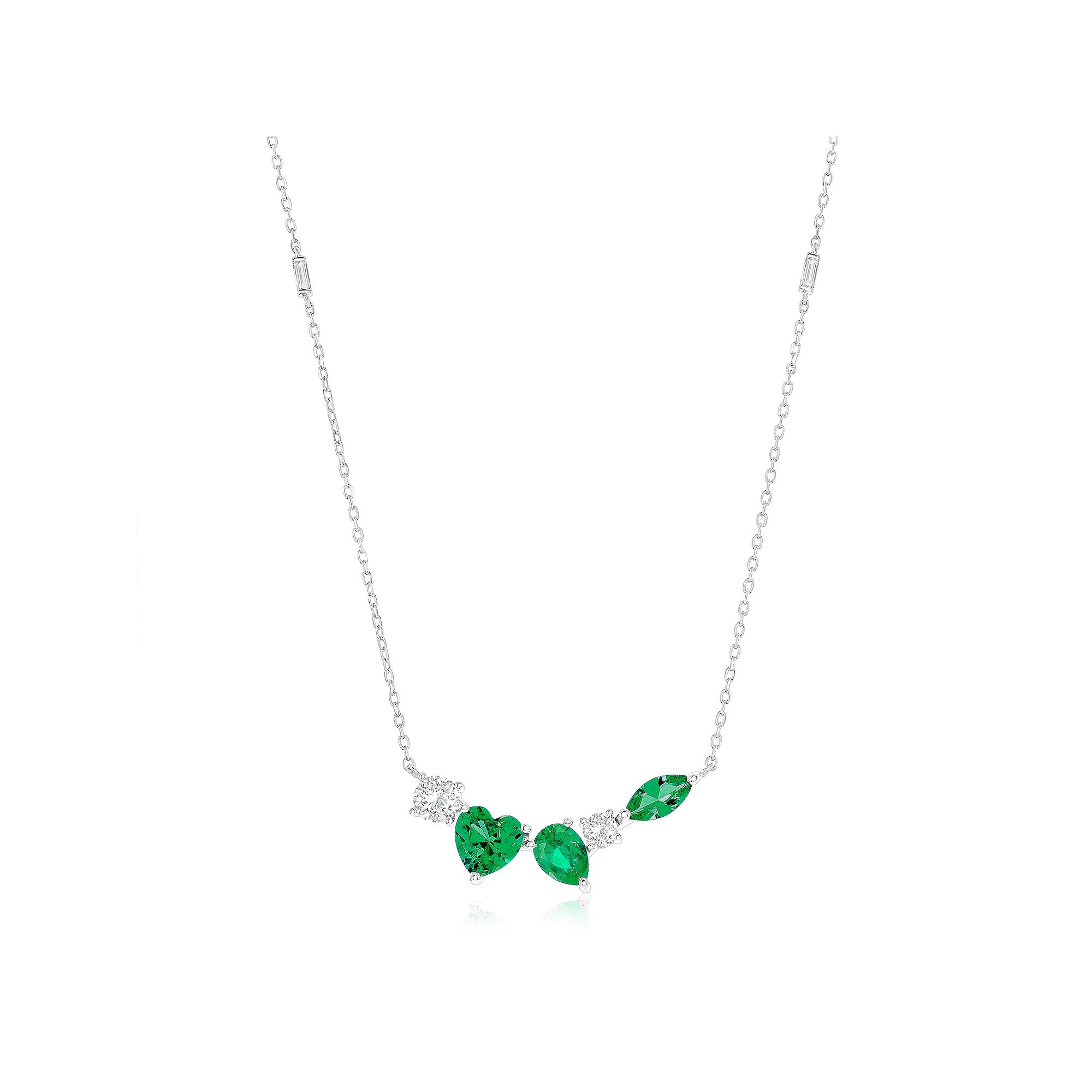 Argento Bella Sterling Silver Clear & Colorful Cubic Zirconia Multi-Shape B