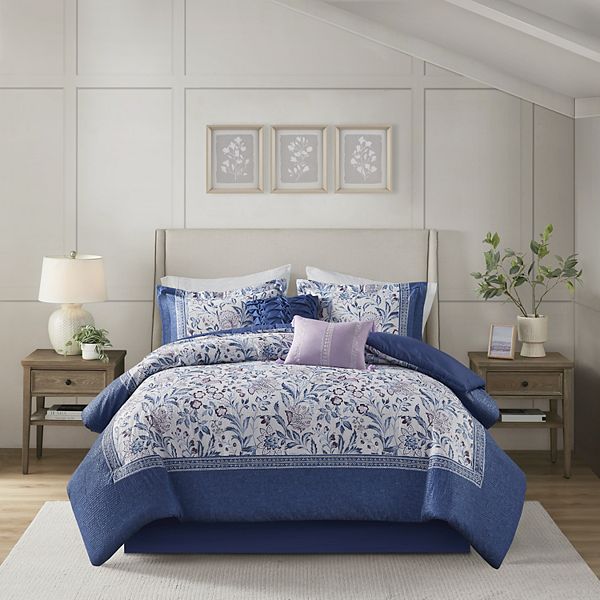 Madison Park Veronica 6-PC Comforter Set With Throw Pillows