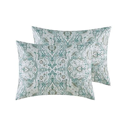 Madison Park Soft Medallion 6-PC Comforter Set With Throw Pillows