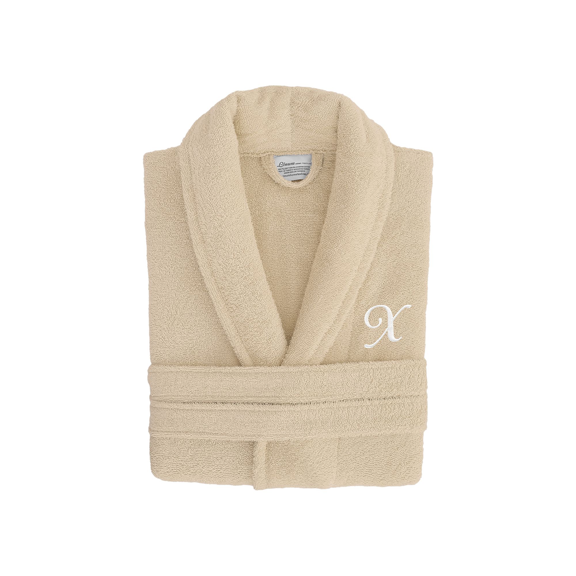 Linum Home Textiles Turkish Cotton Personalized Unisex Terry Bathrobe, Wome