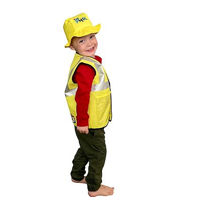 Funphix Busy Builders Construction Vest & Hat Costume
