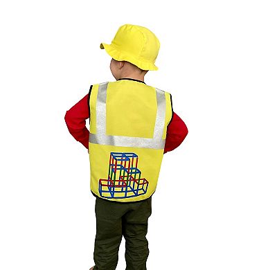 Funphix Busy Builders Construction Vest & Hat Costume