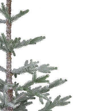 Northlight 3-Foot Frosted Pine Slim Artificial Christmas Tree with Jute Base