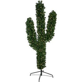 Northlight 6-foot Pre-Lit Pine Cactus Artificial Christmas Tree