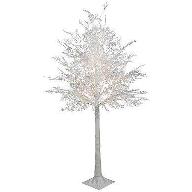 Northlight 5-foot LED Pre-Lit White Lace Artificial Christmas Tree