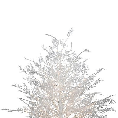 Northlight 5-foot LED Pre-Lit White Lace Artificial Christmas Tree