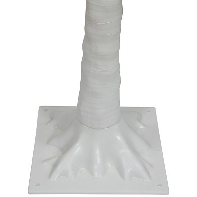 Northlight 5-foot LED Pre-Lit White Lace Artificial Christmas Tree