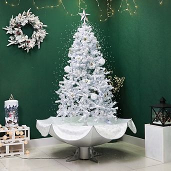 Northlight 6-ft. Pre-Lit Musical Snowing Tinsel Artificial Christmas Tree