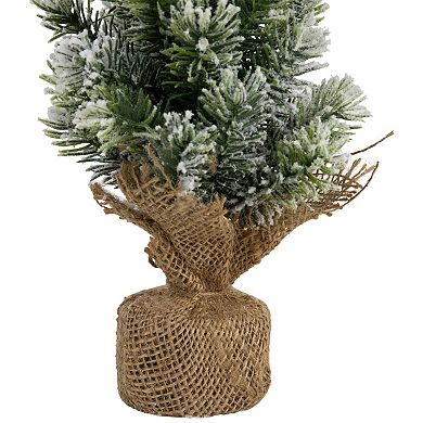 Northlight Mini Flocked Pine Artificial Christmas Tree 3-pc. Set