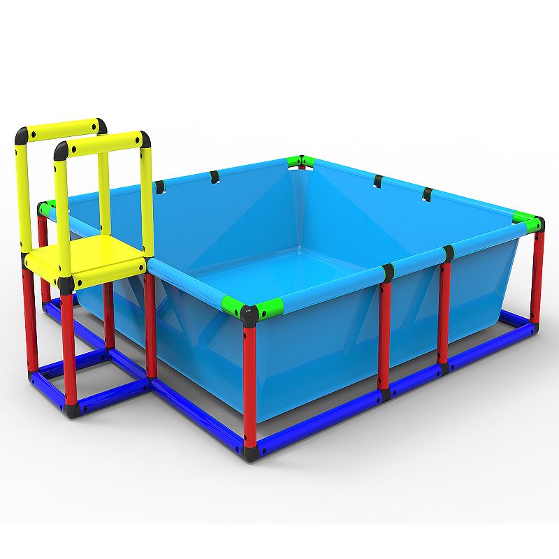Funphix Build 'n' Splash Swimming Pool, Ball Pit or Sandpit Set, Multi