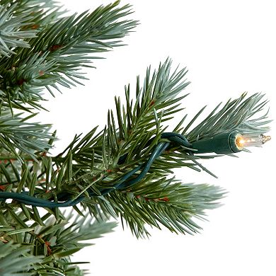 Northlight 4-foot Pre-Lit Potted Blue Spruce Artificial Christmas Tree