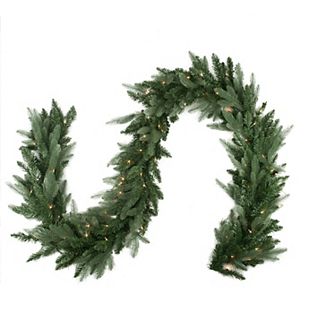 Northlight Real Touch™️ 9-foot Pre-Lit Washington Frasier Fir Artificial Christmas Garland