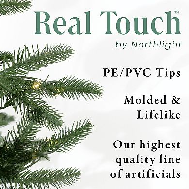 Northlight Real Touch™️ 9-foot Pre-Lit Washington Frasier Fir Artificial Christmas Garland