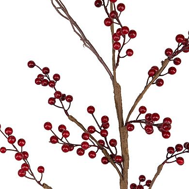 Northlight 4-foot Potted Berry Artificial Christmas Twig Tree 