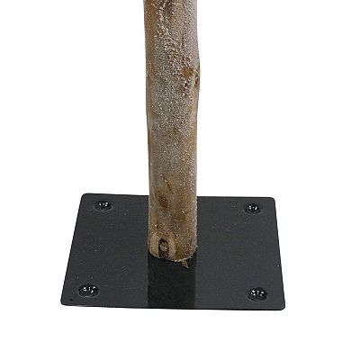 Northlight 6-foot Pre-Lit Flocked Alpine Artificial Christmas Tree