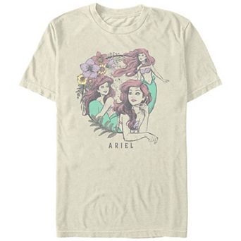 Disney's The Little Mermaid Astral Ariel Juniors' Comfort Colors Graphic Tee