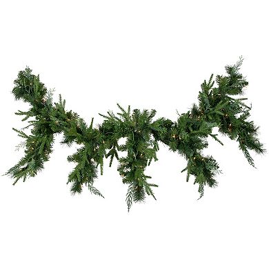 Northlight 6 ft. Pre-Lit Mixed Pine Artificial Christmas Icicle Garland