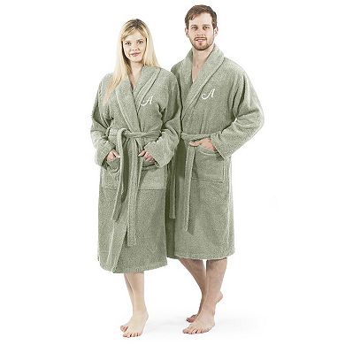 Linum Home Textiles Turkish Cotton Personalized Unisex Terry Bathrobe