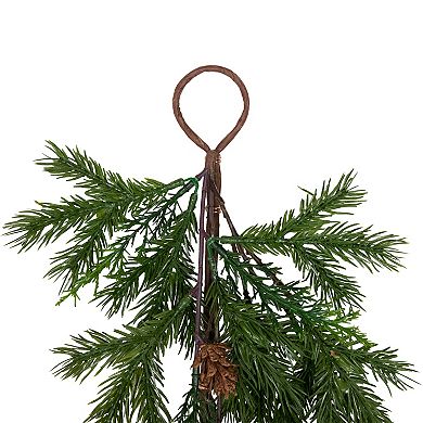 Northlight 6 ft. Unlit Cypress and Pine Cone Artificial Christmas Garland