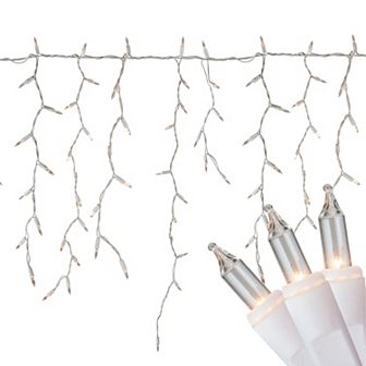 Northlight 18 ft. Clear Mini Icicle Christmas Lights