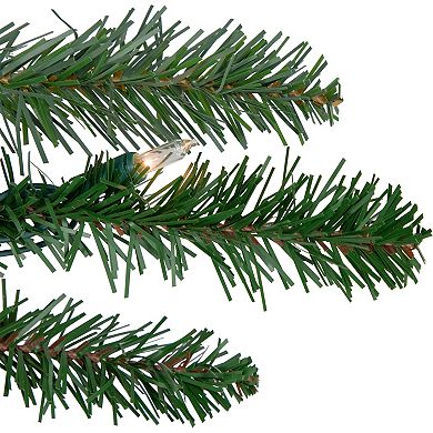 Northlight Real Touch Pre-Lit Grande Spruce Artificial Christmas Garland
