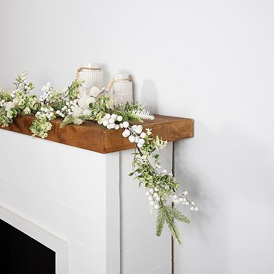 Northlight Glittered Berries & Eucalyptus Artificial Christmas Garland