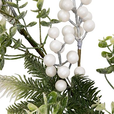Northlight Glittered Berries & Eucalyptus Artificial Christmas Garland