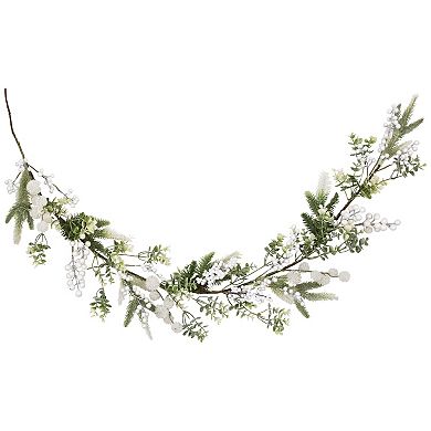 Northlight Glittered Berries & Eucalyptus Artificial Christmas Garland