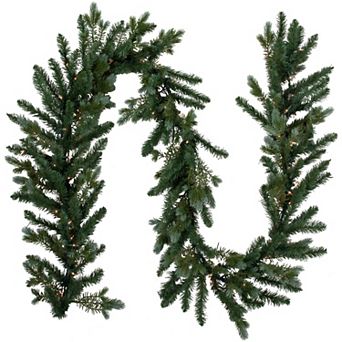 Northlight Pre-Lit Blue Spruce Artificial Christmas Garland