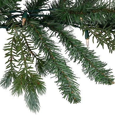 Northlight Pre-Lit Blue Spruce Artificial Christmas Garland