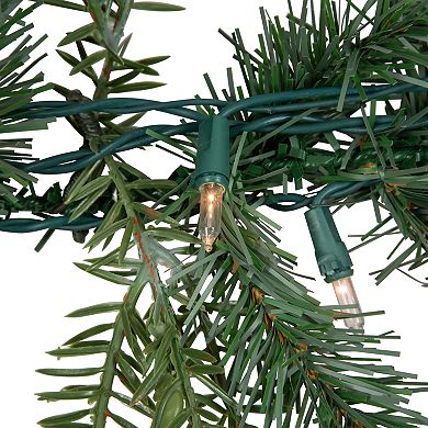 Northlight Pre-Lit Blue Spruce Artificial Christmas Garland