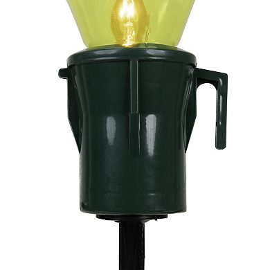 Northlight Lighted Multi-Color Jumbo Christmas Lights Pathway Marker Lawn Stakes 4-piece Set