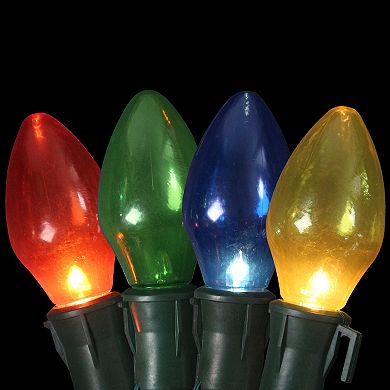 Northlight Lighted Multi-Color Jumbo Christmas Lights Pathway Marker Lawn Stakes 4-piece Set