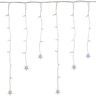 Northlight Outdoor Christmas Stars Icicle Lights