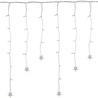Northlight Outdoor Christmas Stars Icicle Lights