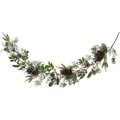 Northlight Real Touch Frosted Pinecones Artificial Christmas Garland