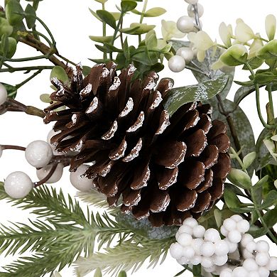 Northlight Real Touch Frosted Pinecones Artificial Christmas Garland