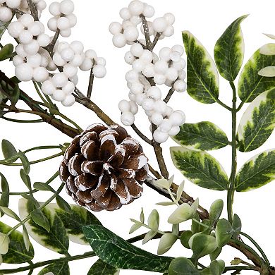 Northlight Real Touch Frosted Pinecones Artificial Christmas Garland