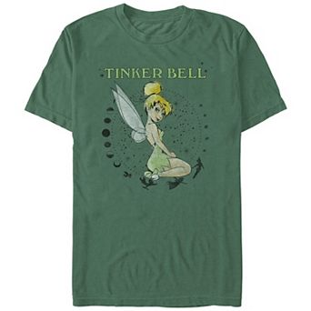 Disney's Tinker Bell Juniors' Moonlight And Stars Juniors' Comfort Colors Graphic Tee