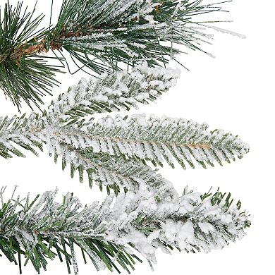 Northlight Flocked Rosemary Emerald Angel Pine Artificial Christmas Garland