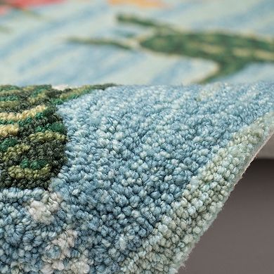 Liora Manne Swimming Baby Turtles Indoor / Outdoor Area Rug