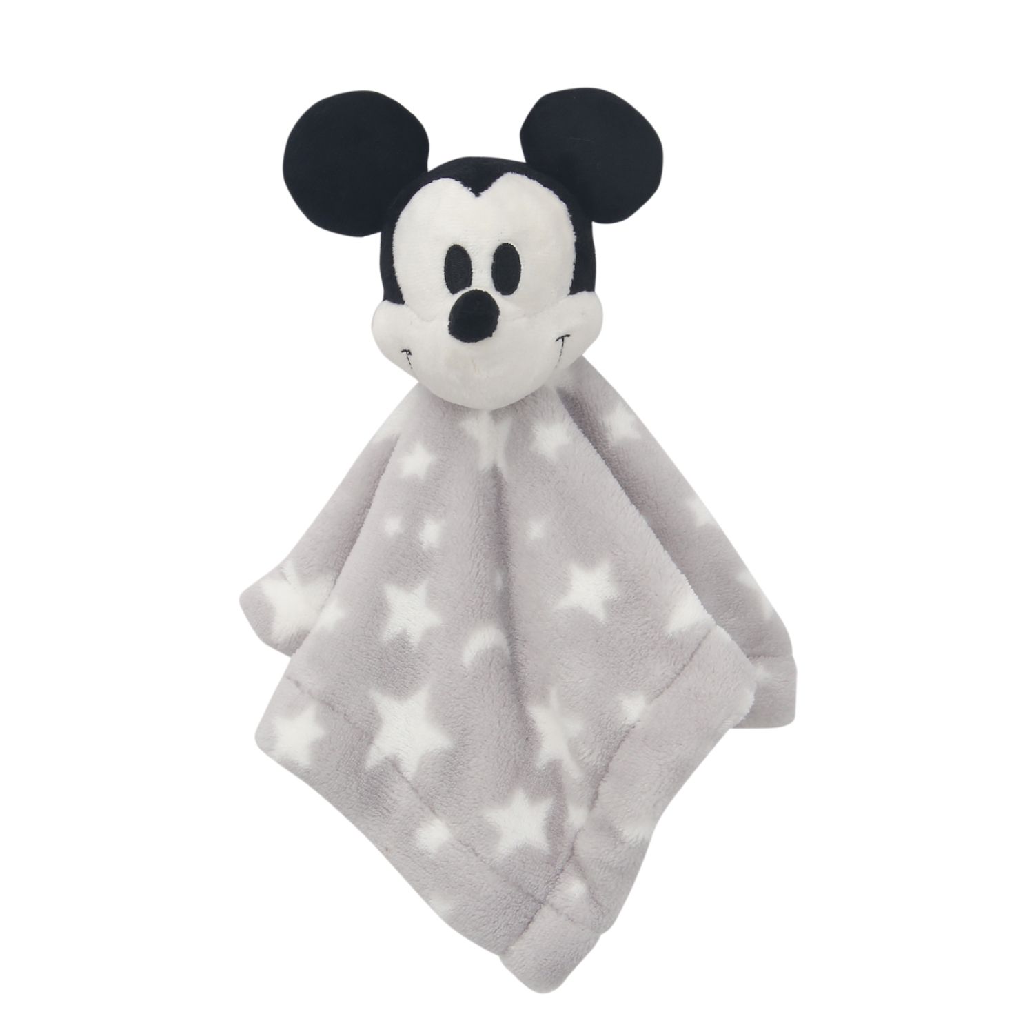 Детские мягкие игрушки Lambs & Ivy Disney Baby Mickey Mouse Gray Stars Security Blanket/lovey