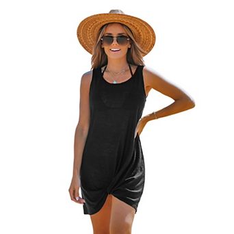 Women's Cupshe Summer Fun Twisted Mini Cover-Up Dress