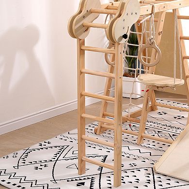 Funphix 5-In-1 Wooden Jungle Gym